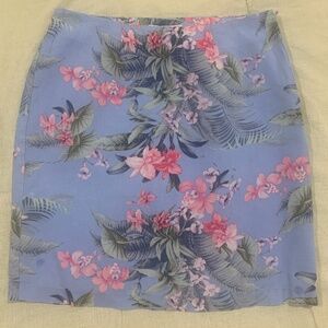 Tommy Bahama Floral Linen mini skirt